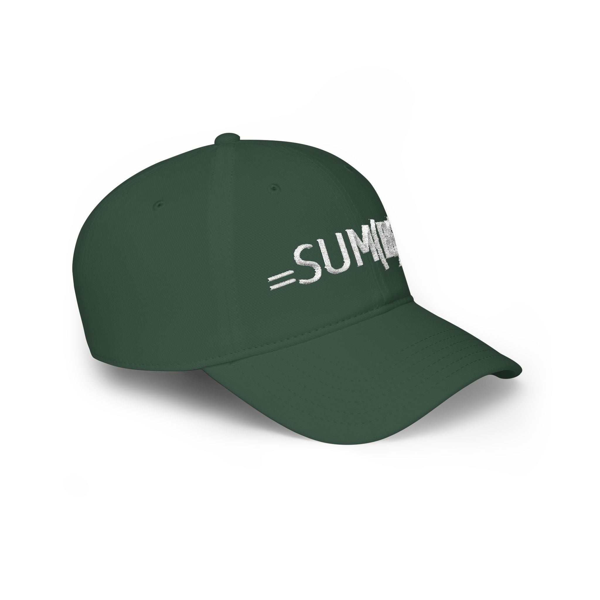 =SUM(BS) Baseball Cap | Funny Excel Formula Hat, Programmer Math Nerd Cap